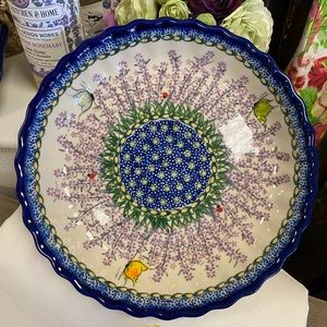 Polish Pottery Pie Plate